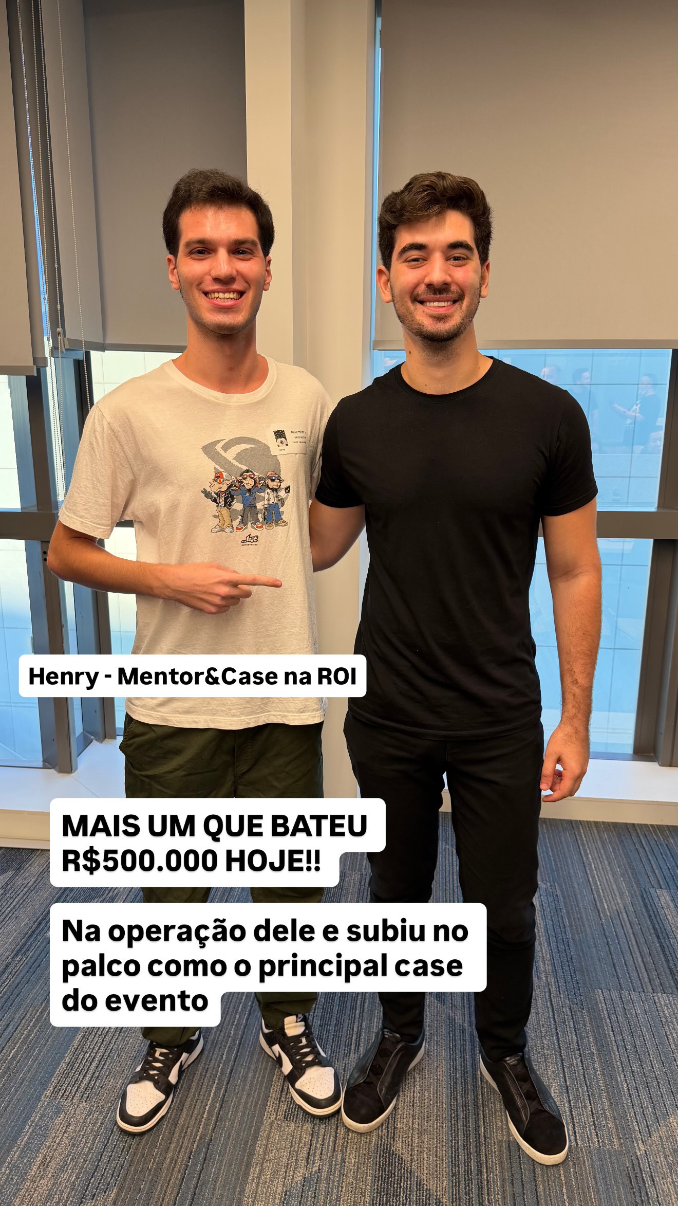 Depoimento — Palestrou na Amazon como principal case do ano